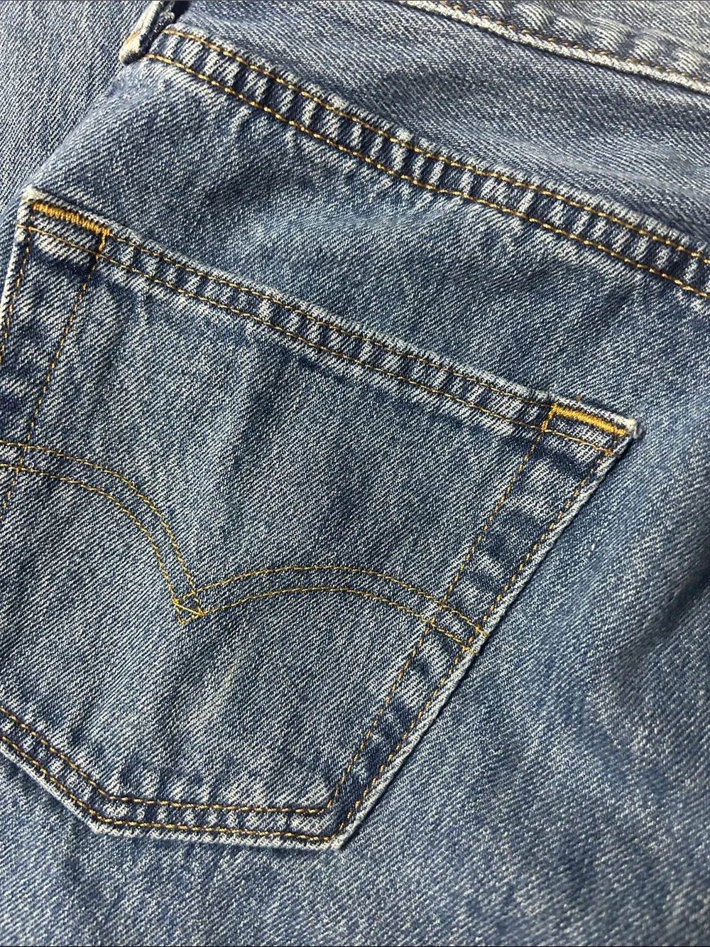 Levi's Men's Light Blue Bootcut Jeans with Button Fly